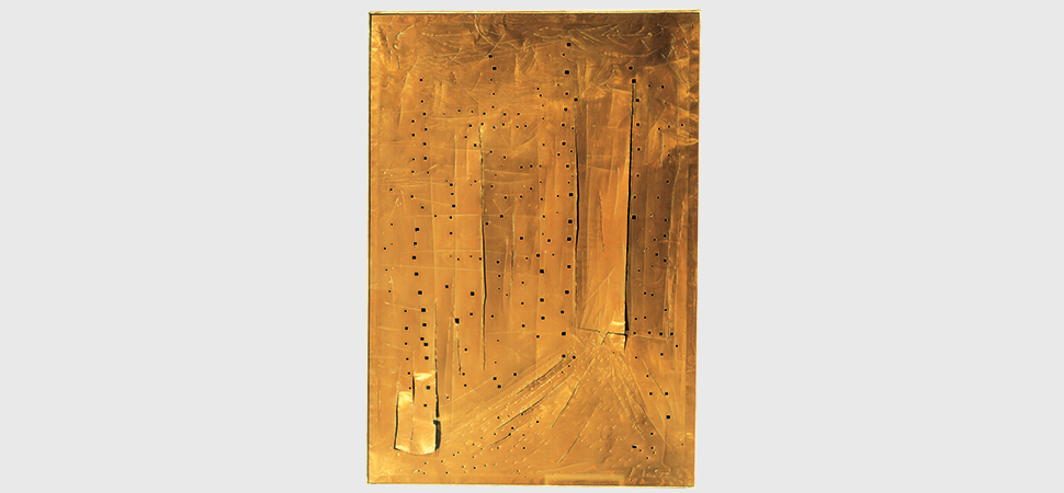 Lucio Fontana, Concetto Spaziale, New York Grattacielo, 1962