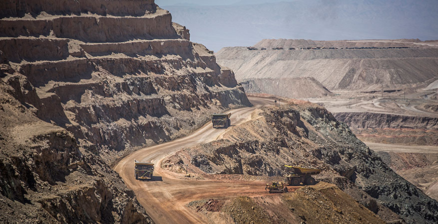 Copper mine
				Chuquicamata, Chile