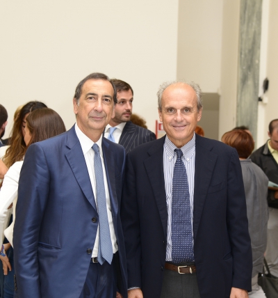 <br>Giuseppe Sala and Claudio De Albertis - Photograph by SGP Italia