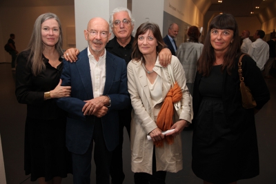 <br>Paris Celant, Mario Bellini, Germano Celant, Elena Marco e Antonella Soldaini - Fotografia di Lodovico Colli di Felizzano