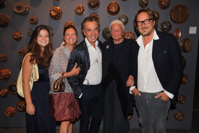 <br>Diletta, Laura and Romeo Gigli, Pupi Solari and Massimo Alba - Photograph by Lodovico Colli di Felizzano